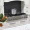 48 In. Classic Gas Rangetop With 8 Brass Burners And Porcelain Cooktop In Satin Stainless Steel