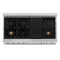48 In. Classic Gas Rangetop With 8 Brass Burners And Porcelain Cooktop In Satin Stainless Steel