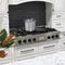 Autograph Edition 48 In. Classic Gas Rangetop With 8 Burners And Porcelain Cooktop In Satin Stainless Steel With Matte Black Accents