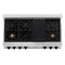 Autograph Edition 48 In. Classic Gas Rangetop With 8 Burners And Porcelain Cooktop In Stainless Steel With Matte Black Accents