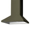 36"W. Chimney Wall Hood + Ventilator