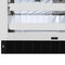 24 In. Touchstone Dual Zone 44 Bottle Wine Cooler With Black Matte Glass Door