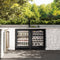 24 In. Touchstone Dual Zone 44 Bottle Wine Cooler With Black Stainless Steel Glass Door