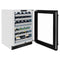 24 In. Touchstone Dual Zone 44 Bottle Wine Cooler With Black Stainless Steel Glass Door