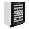 24 In. Touchstone Dual Zone 44 Bottle Wine Cooler With Black Stainless Steel Glass Door