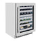 24 In. Touchstone Dual Zone 44 Bottle Wine Cooler With Stainless Steel Glass Door