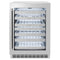 24 In. Touchstone Dual Zone 44 Bottle Wine Cooler With Stainless Steel Glass Door