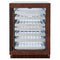 24 In. Touchstone Dual Zone 44 Bottle Wine Cooler With Hand Hammered Copper Glass Door