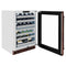 24 In. Touchstone Dual Zone 44 Bottle Wine Cooler With Hand Hammered Copper Glass Door