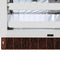 24 In. Touchstone Dual Zone 44 Bottle Wine Cooler With Hand Hammered Copper Glass Door