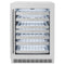 24 In. Touchstone Dual Zone 44 Bottle Wine Cooler With Satin Stainless Steel Glass Door