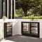 Autograph Edition 24 In. Touchstone Dual Zone 44 Bottle Wine Cooler With Black Matte Glass Door And Champagne Bronze Handle