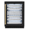 Autograph Edition 24 In. Touchstone Dual Zone 44 Bottle Wine Cooler With Black Matte Glass Door And Champagne Bronze Handle