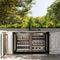 Autograph Edition 24 In. Touchstone Dual Zone 44 Bottle Wine Cooler With Black Stainless Steel Glass Door And Champagne Bronze Handle
