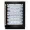 Autograph Edition 24 In. Touchstone Dual Zone 44 Bottle Wine Cooler With Black Stainless Steel Glass Door And Polished Gold Helix Handle