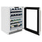 Autograph Edition 24 In. Touchstone Dual Zone 44 Bottle Wine Cooler With Stainless Steel Glass Door And Champagne Bronze Handle