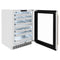 Autograph Edition 24 In. Touchstone Dual Zone 44 Bottle Wine Cooler With Stainless Steel Glass Door And Champagne Bronze Handle