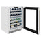 Autograph Edition 24 In. Touchstone Dual Zone 44 Bottle Wine Cooler With Satin Stainless Steel Glass Door And Champagne Bronze Handle