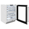 Autograph Edition 24 In. Touchstone Dual Zone 44 Bottle Wine Cooler With Satin Stainless Steel Glass Door And Matte Black Handle