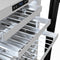 Autograph Edition 24 In. Touchstone Dual Zone 44 Bottle Wine Cooler With White Matte Glass Door And Champagne Bronze Handle