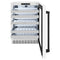 Autograph Edition 24 In. Touchstone Dual Zone 44 Bottle Wine Cooler With White Matte Glass Door And Matte Black Handle