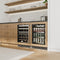 24 In. Touchstone Dual Zone 44 Bottle Wine Cooler With Panel Ready Glass Door