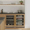 Autograph Edition 24 In. Touchstone Dual Zone 44 Bottle Wine Cooler With Panel Ready Glass Door And Champagne Bronze Handle