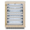Autograph Edition 24 In. Touchstone Dual Zone 44 Bottle Wine Cooler With Panel Ready Glass Door And Polished Gold Handle