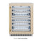 Autograph Edition 24 In. Touchstone Dual Zone 44 Bottle Wine Cooler With Panel Ready Glass Door And Polished Gold Handle