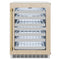 Autograph Edition 24 In. Touchstone Dual Zone 44 Bottle Wine Cooler With Panel Ready Glass Door And Polished Gold Handle
