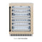 Autograph Edition 24 In. Touchstone Dual Zone 44 Bottle Wine Cooler With Panel Ready Glass Door And Matte Black Handle