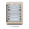 Autograph Edition 24 In. Touchstone Dual Zone 44 Bottle Wine Cooler With Panel Ready Glass Door And Matte Black Handle