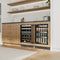 Autograph Edition 24 In. Touchstone Dual Zone 44 Bottle Wine Cooler With Panel Ready Glass Door And Matte Black Handle