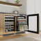 Autograph Edition 24 In. Touchstone Dual Zone 44 Bottle Wine Cooler With Panel Ready Glass Door And Matte Black Handle