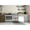 27 in. One-Door Worktop Refrigerator With 3.5 in. Backsplash - 6.3 Cu Ft