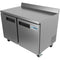 48 in. Two-Door Worktop Refrigerator With 3.5 in. Backsplash - 12 Cu Ft