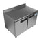 48 in. Two-Door Worktop Refrigerator With 3.5 in. Backsplash - 12 Cu Ft