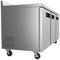72 in. Three-Door Worktop Refrigerator With 3.5 in. Backsplash - 16.9 Cu Ft