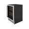24 In. Monument Dual Zone 44-bottle Wine Cooler In Stainless Steel