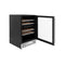 24 In. Monument Dual Zone 44-bottle Wine Cooler In Stainless Steel