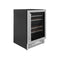 24 In. Monument Dual Zone 44-bottle Wine Cooler In Stainless Steel