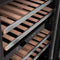 24 In. Monument Dual Zone 44-bottle Wine Cooler In Stainless Steel