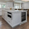 24 In. Monument Dual Zone 44-bottle Wine Cooler In Stainless Steel