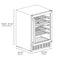 24 In. Monument Dual Zone 44-bottle Wine Cooler In Stainless Steel