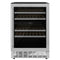 24 In. Monument Dual Zone 44-bottle Wine Cooler In Stainless Steel