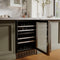 24 In. Monument Dual Zone 44-bottle Wine Cooler In Stainless Steel