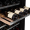 Autograph Edition 24 In. Monument Dual Zone 44 Bottle Wine Cooler In Stainless Steel With Champagne Bronze Accents