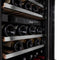 Autograph Edition 24 In. Monument Dual Zone 44 Bottle Wine Cooler In Stainless Steel With Champagne Bronze Accents