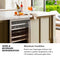 Autograph Edition 24 In. Monument Dual Zone 44 Bottle Wine Cooler In Stainless Steel With Champagne Bronze Accents