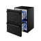 24 Inch Undercounter Built-in / Freestanding Drawer Freezer Black Gordon Ramsay Series